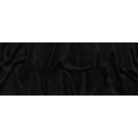 Super Short Pile Wool Blend Faux Sherling - Black