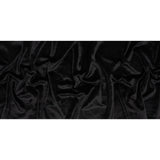 Plush Short Pile Recycled Polyester Faux Fur - Black