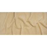 Recycled Polyester Faux Sherling Fur - Ecru