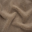 Recycled Polyester Faux Sherling Fur - Warm Gray