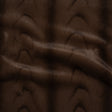 Plush Short Pile Recycled Polyester Faux Fur - Brown and Black Woodgrain Print