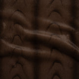 Plush Short Pile Recycled Polyester Faux Fur - Brown and Black Woodgrain Print