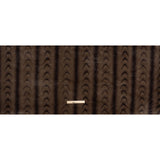 Plush Short Pile Recycled Polyester Faux Fur - Light Brown and Black Woodgrain Print