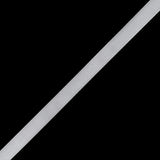Grosgrain Ribbed Velvet Ribbon Trim Made in Italy - 0.375" - White