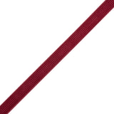 Grosgrain Ribbed Velvet Ribbon Trim Made in Italy - 0.375" - Old Rose