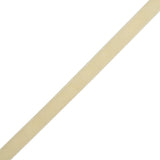 Grosgrain Ribbed Velvet Ribbon Trim Made in Italy - 0.375" - Ivory