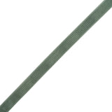 Grosgrain Ribbed Velvet Ribbon Trim Made in Italy - 0.375" - Light Green