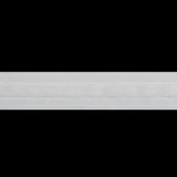 Velvet Stripe Woven Ribbon Trim Made in Italy - 0.75" - Off White