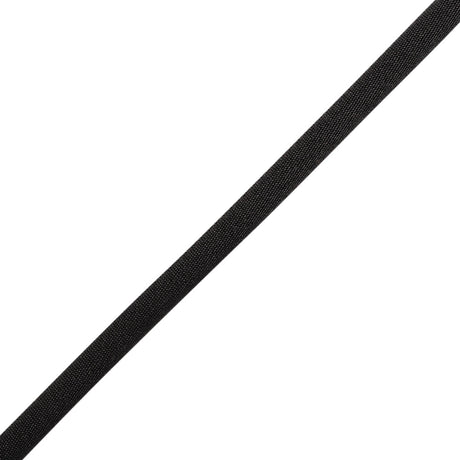 Satin Rattail Cord Made in Italy - 7mm - Black - Irina Collection