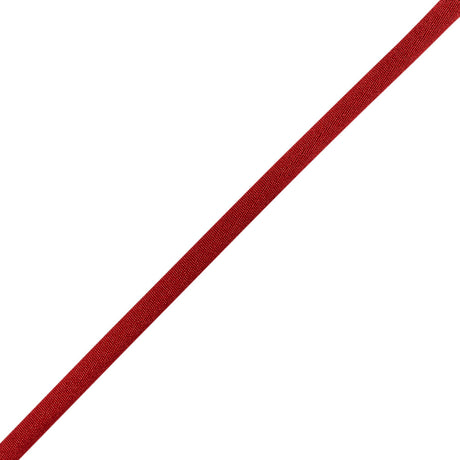 Satin Rattail Cord Made in Italy - 7mm - Red - Irina Collection