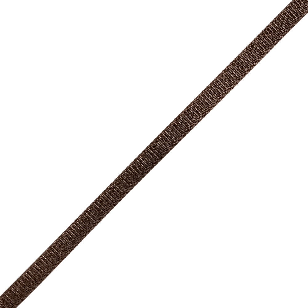 Satin Rattail Cord Made in Italy - 7mm - Brown - Irina Collection