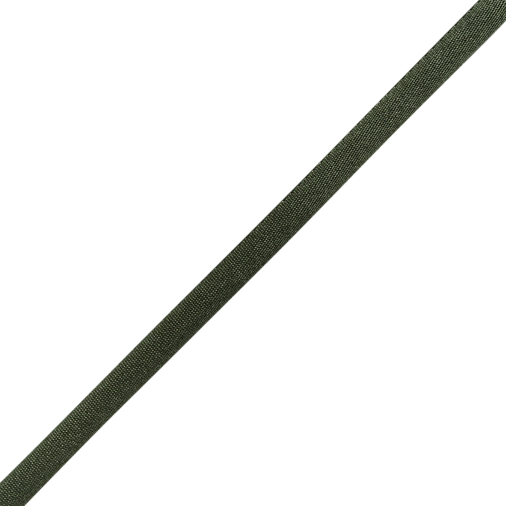 Satin Rattail Cord Made in Italy - 7mm - Moss Green - Irina Collection