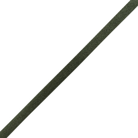 Satin Rattail Cord Made in Italy - 7mm - Moss Green - Irina Collection