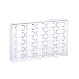 Martellato Clear Polycarbonate Chocolate Mold, Pill Praline, 25 Cavities