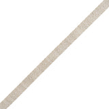 Linen Blend Twill Tape Made in Italy - 10mm - Oatmeal