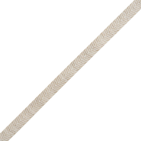 Linen Blend Twill Tape Made in Italy - 10mm - Oatmeal