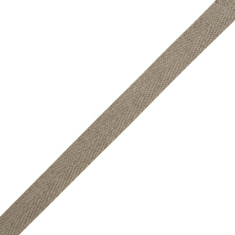 Linen Blend Twill Tape Made in Italy - 15mm - Beige