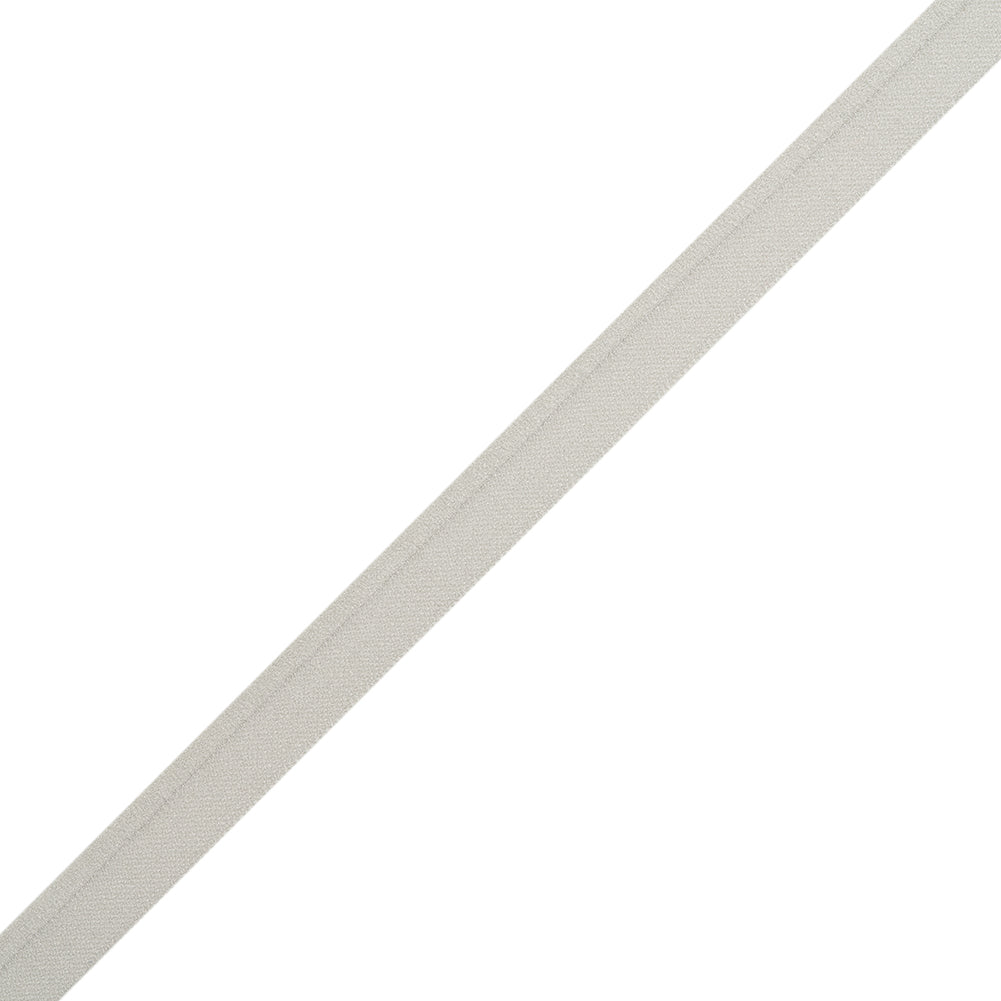 Stretch Nylon Piping with Lip Made in Italy - 0.375" - Light Gray