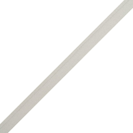 Stretch Nylon Piping with Lip Made in Italy - 0.375" - Light Gray