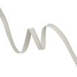 Stretch Nylon Piping with Lip Made in Italy - 0.375" - Light Gray