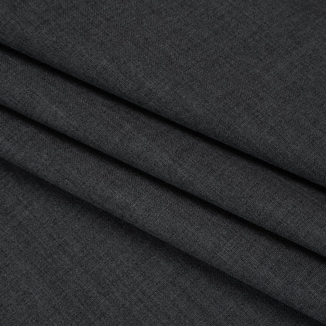 Tropical Wool Blend Suiting - Heathered Gray - Deadstock