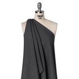 Tropical Wool Blend Suiting - Heathered Gray - Deadstock