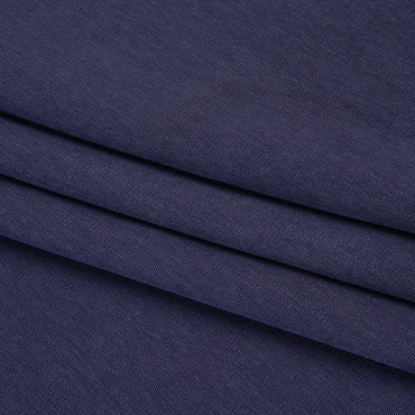 Polyester Peachskin - Denim Blue - Deadstock