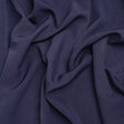 Polyester Peachskin - Denim Blue - Deadstock