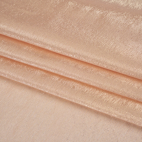 Metallic Silk Lame - Pink and Gold - Deadstock