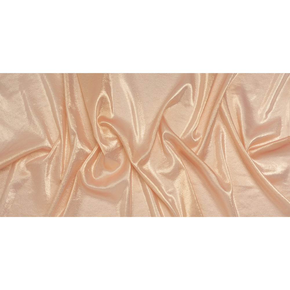 Metallic Silk Lame - Pink and Gold - Deadstock