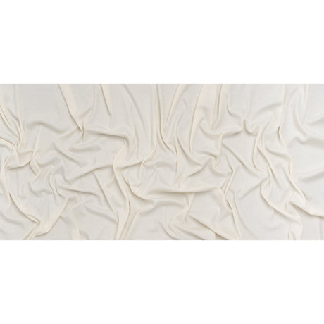 Stretch Rayon 2x2 Rib Knit - Natural - Deadstock