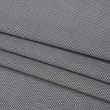 Cotton Twill Shirting - Black and White Tiny Houndstooth - Deadstock