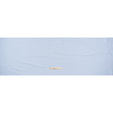 Cotton Oxford Shirting - Baby Blue and White Plaid - Deadstock