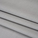 Cotton Oxford Shirting - Gray and White Tiny Checks - Deadstock