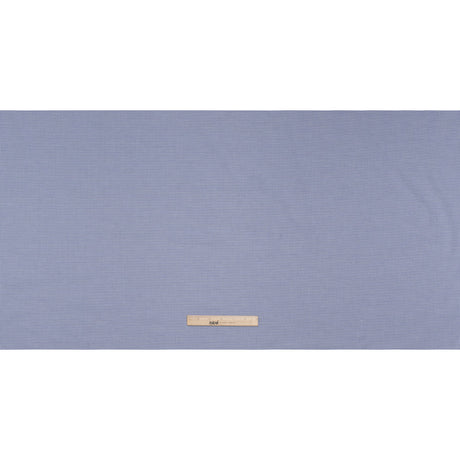 Cotton Oxford Shirting - Bright Blue and White Little Checks - Deadstock