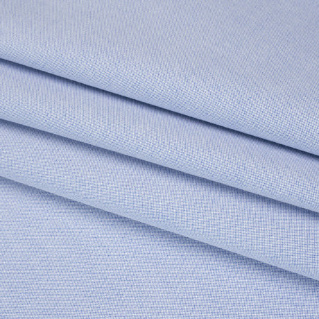 Cotton Oxford Shirting - Bright Blue and White - Deadstock