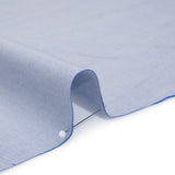 Cotton Oxford Shirting - Nautical Blue and White - Deadstock