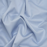 Cotton Dobby Shirting Made in England - Light Blue Tonal Checks - Designer Deadstock