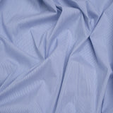 Cotton Shirting - Marine Blue and White Stripes - Deadstock