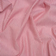 Cotton Poplin Shirting - Red and White Candy Stripes - Deadstock