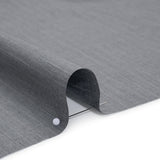 Cotton Shirting - Heathered Gray with Faint White Pinstripes - Deadstock