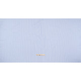 Cotton Shirting - Airy Blue and White Stripes - Designer Deadstock