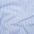Cotton Shirting - Airy Blue and White Stripes - Designer Deadstock