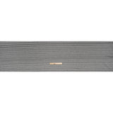 Cotton Blend French Terry - Heathered Light Gray and Charcoal Gradient Stripes - Deadstock