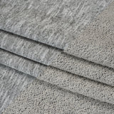 Cotton and Polyester French Terry - Heathered Gray - Deadstock