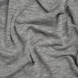 Cotton and Polyester French Terry - Heathered Gray - Deadstock