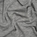 Cotton and Polyester French Terry - Heathered Gray - Deadstock