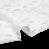 Polyester and Cotton Burnout Jersey - White Splatter Spots - Deadstock