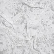 Polyester and Cotton Burnout Jersey - White Splatter Spots - Deadstock