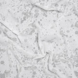 Polyester and Cotton Burnout Jersey - White Splatter Spots - Deadstock